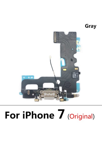 100% Yeni Orijinal IPhone 6 6 S 7 Artı USB Şarj Aleti Şarj Portu Dock Konnektörü Mikrofon Kurulu Flex Kablo Hızlı Şarj (Yurt Dışından)