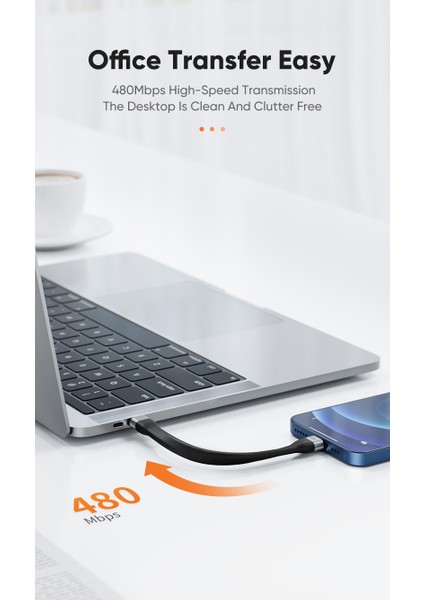 Gu USB Hızlı Şarj Veri Kablosu PD20W Taşınabilir Kısa Şarj Hattı Iphone x Se 11 12 13 Pro Max Için Uyumlu (Yurt Dışından) fırsatları