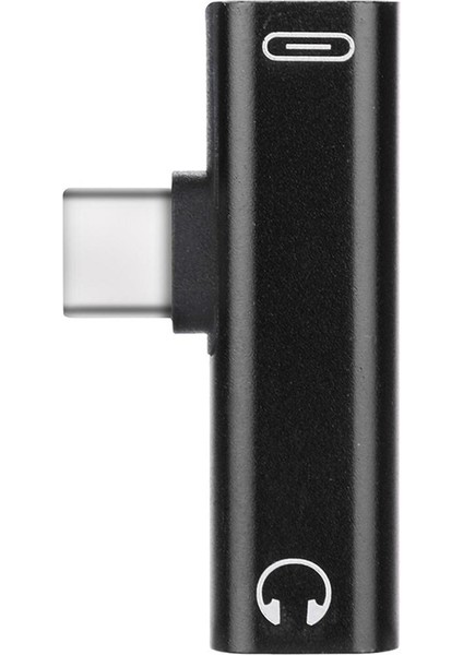 Mıuı Huawei Için Taşınabilir 2'si 1 Arada Tip C Şarj Konektörü Ses Kulaklık Adaptörü (Yurt Dışından)