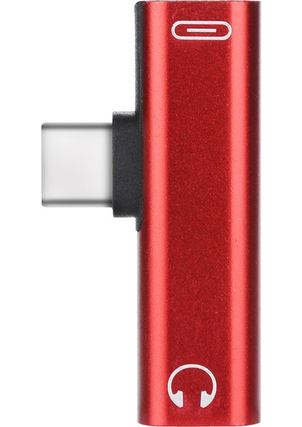 Mıuı Huawei Için Taşınabilir 2'si 1 Arada Tip C Şarj Konektörü Ses Kulaklık Adaptörü (Yurt Dışından)