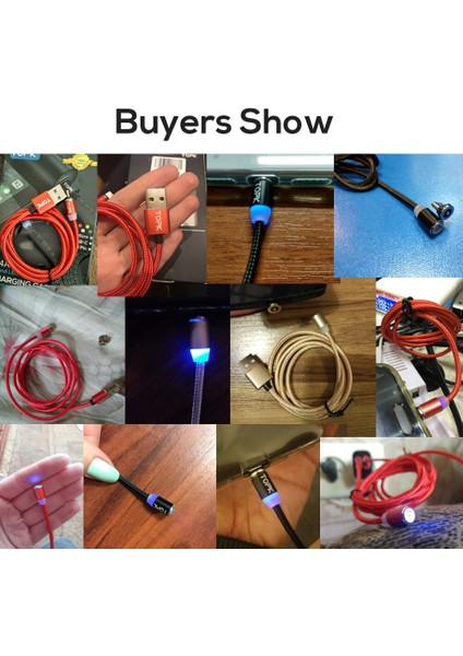 Topk AM23 1m LED Manyetik Kablo Mikro USB Kablosu USB Tip C Kablo Naylon Örgülü Tip-C Mıknatıs Şarj Kablosu iPhone Xs Max Için (Yurt Dışından)