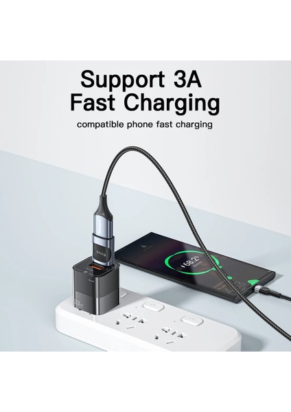 Essager USB C USB 3.0 Otg Adaptör Tipi C Dişi Dönüştürücü Usb-C Erkek Mikro Adaptör Xiaomi 12 Poco Oneplus ipad Macbook (Yurt Dışından)
