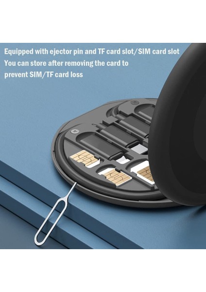In 1 60W Hızlı Şarj Veri Kablosu Saklama Kutusu Cep Telefonu Tutucu Saklama Kutusu Kart Pin Veri Kablosu Almak (Yurt Dışından)