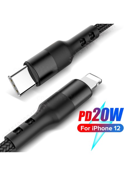 Pd 20W USB C Hızlı Şarj Şarj Aleti Kablosu iPhone 14 13 12 11 Pro Max Xs Xr 8 Artı Hızlı Şarj USB Tipi C Veri Kablosu 0.3/1/2m (Yurt Dışından)