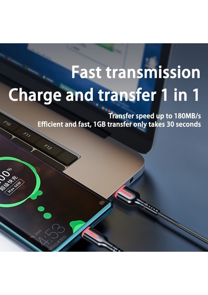66W USB C Kablosu 6A Hızlı Şarj Tipi C Kablosu Için Huawei P40 MATE40 Xiaomi Redmi Poco Cep Telefonu Aksesuarları Şarj Cihazı USB Kablosu (Yurt Dışından) fırsatları