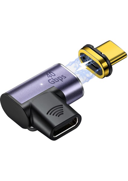 Ph Dirsek PD100W Manyetik Adaptör 24PIN 40 Gbps Tip-C Hızlı Şarj Adaptörü Dönüştürücü Cep Tablet Telefon (Yurt Dışından) modelleri
