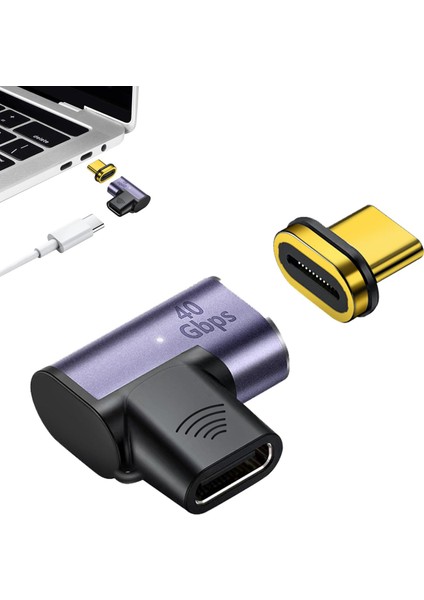 Ph Dirsek PD100W Manyetik Adaptör 24PIN 40 Gbps Tip-C Hızlı Şarj Adaptörü Dönüştürücü Cep Tablet Telefon (Yurt Dışından) fırsatları
