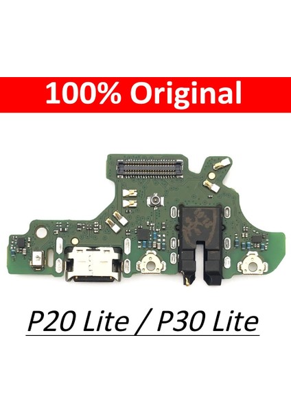 USB Konektörü Şarj Cihazı Şarj Portu Huawei P20 Lite / P30 Lite Dock Şarj Kartı Flex Kablo (Yurt Dışından)