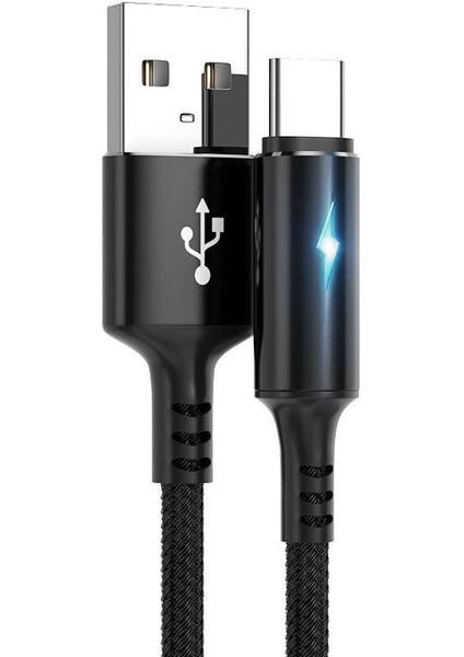 LED Işık 5A Tip C Kablo Hızlı Şarj USB C Kablosu Xiaomi Huawei Not 7 Telefon Aksesuarları Veri Kablosu Şarj Cihazı USB Kablosu (Yurt Dışından)