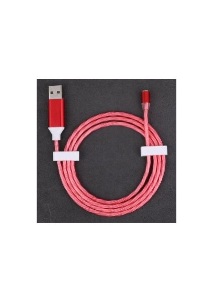 Glow LED Aydınlatma Hızlı Şarj Manyetik USB Tip C Kablo Manyetik Kablo USB Mikro Şarj Kablosu Tel iPhone Huawei Samsung Için (Yurt Dışından) fırsatları