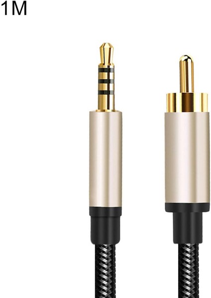 1/2 M Rca - Aux 3.5mm Jack Koaksiyel Bağlantı Kablosu Için Xiao-Mi 1/2 (Yurt Dışından)