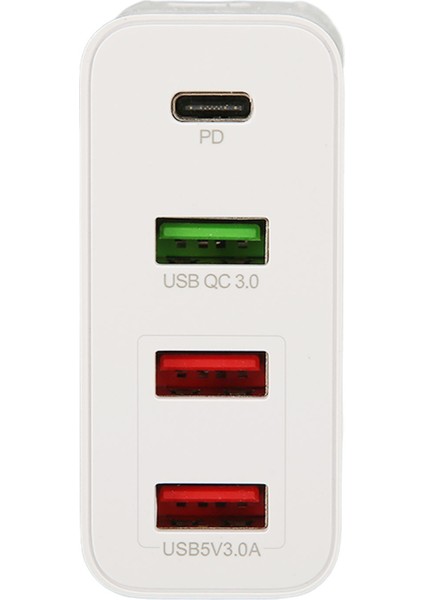 Qc 3.0 Duvar Şarj Cihazı, USB C Duvar Şarj Cihazı Hızlı Şarj Ofis Için Gelişmiş Teknoloji (Yurt Dışından)