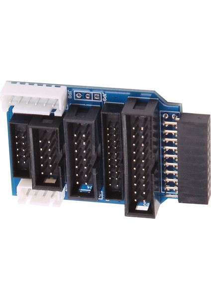 Takım Emulator Dönüştürücü Jtag Dönüştürücü Jtag Adaptörü Dönüştürücü J-Link ile 8 Adet 4 Pin 6 Pin 10PIN 20 Pin Gri Düz Şerit Veri Kablosu Dupont Tel (Yurt Dışından)