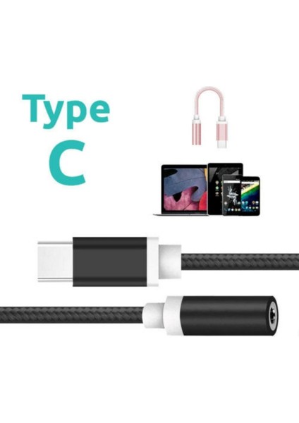 3.5mm Kulaklık Kulaklık USB C Tipi Şarj Aleti Erkek Dönüştürücü Adaptör - Bağlantı Kablosu Ses Kablosu Xiaomi Için Huawei Için Samsung Için (Yurt Dışından) indirimleri