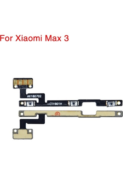 Adet Xiaomi Mi Max 1 Mix 2s 3 Ses Düğmesi Güç Anahtarı Açma Kapama Düğmesi Flex Kablo Yedek Parçaları (Yurt Dışından)