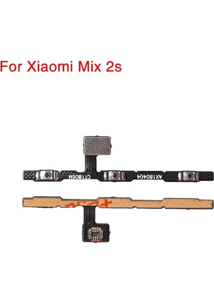 Adet Xiaomi Mi Max 1 Mix 2s 3 Ses Düğmesi Güç Anahtarı Açma Kapama Düğmesi Flex Kablo Yedek Parçaları (Yurt Dışından)