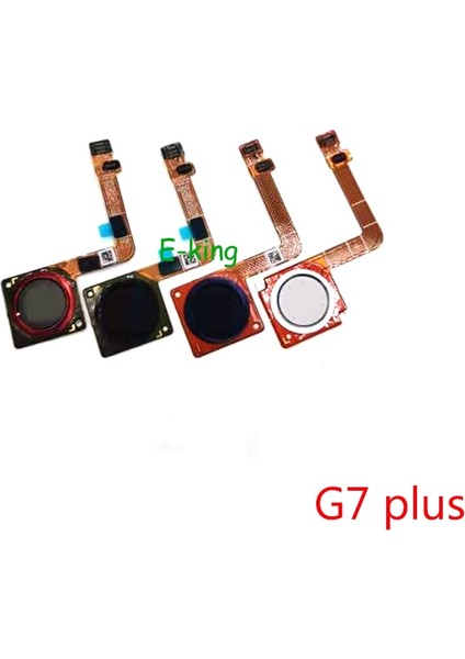 Motorola Moto G7 Artı Parmak Izi Okuyucu Dokunmatik Kımlık Sensörü Dönüş Tuşu Ana Düğme Flex Kablo (Yurt Dışından)