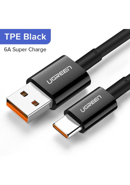 Ugreen 5A Naylon Örgülü 100 W Tip C Kablo Hızlı Şarj Için Huawei P40/P40 PRO/P40 Pro+/ P30 PRO/P10/P10 PRO/P20//MATE 10/mate 20 Pro /mate 30/V10/V20 Süper Hızlı Şarj USB C Kablo (Yurt Dışından)