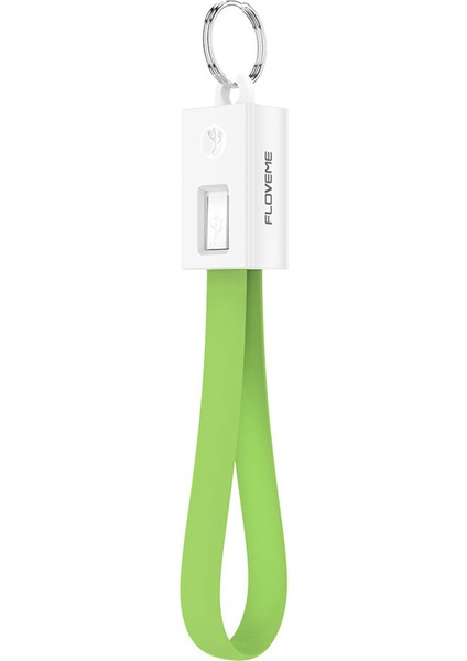 Android Ios Için Floveme Mikro USB Tip C Şarj Kablosu Veri Senkronizasyon Kablosu Anahtarlığı (Yurt Dışından)