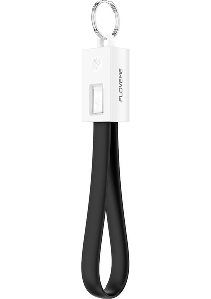 Android Ios Için Floveme Mikro USB Tip C Şarj Kablosu Veri Senkronizasyon Kablosu Anahtarlığı (Yurt Dışından)