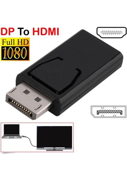 Hdtv Pc Için Dp Erkek - HDMI Dişi Düz Adaptör Konnektör Dönüştürücü (Yurt Dışından)