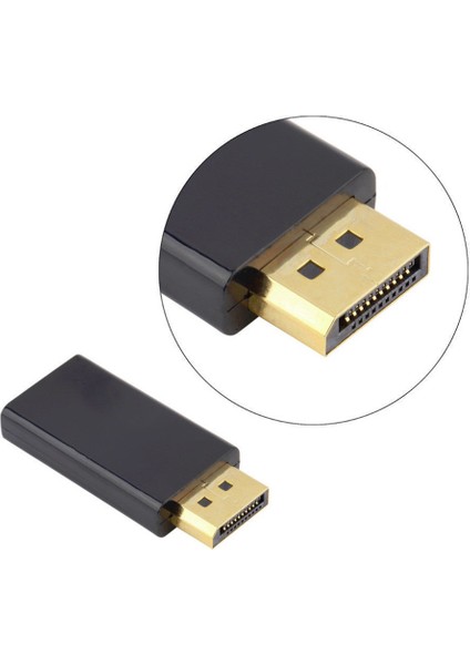 Hdtv Pc Için Dp Erkek - HDMI Dişi Düz Adaptör Konnektör Dönüştürücü (Yurt Dışından)