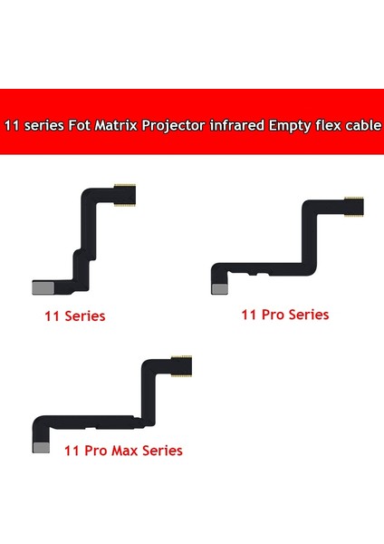 IPhone X-11 12 Pro Max Kızılötesi Uygun Yedek Boş Flex Kablo Ön Kamera Yüz Kimliği Nokta Vuruşlu Projektör Onarımı (Yurt Dışından)