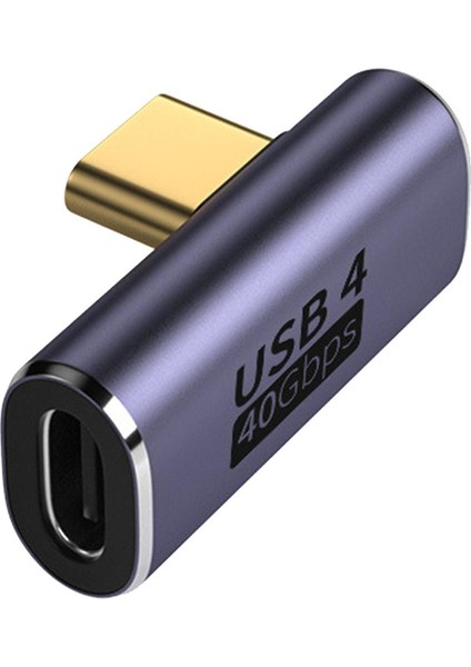 Tip-C 4.0 Adaptör C Erkek C Dişi PD100W Hızlı Şarj 40 Gbps Data Sync Uzatma Konektörü Dizüstü Cep Telefonu Için (Yurt Dışından)