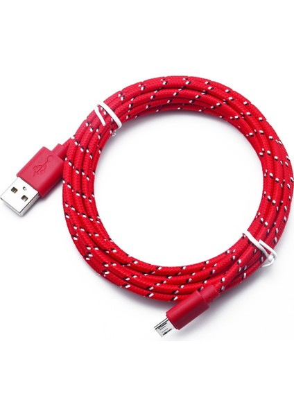 1m Naylon Örgülü Mikro USB Kablosu Veri Senkronizasyon USB Şarj Kabloları Samsung Huawei Xiaomi Android Telefon Için Hızlı Şarj Cihazı USB Şarj Cihazı (Yurt Dışından) fırsatları