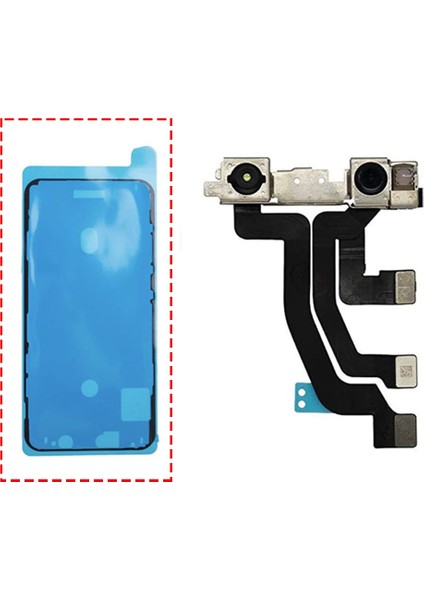 Ön Kamera Flex iPhone x Xr Xs Max Yüze Bakan Kamera Kablosu Kablosu Yok Yüz Kimliği Parçaları Su Geçirmez Bant Değiştirme (Yurt Dışından)