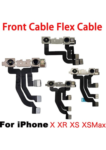 Ön Kamera Flex iPhone x Xr Xs Max Yüze Bakan Kamera Kablosu Kablosu Yok Yüz Kimliği Parçaları Su Geçirmez Bant Değiştirme (Yurt Dışından)