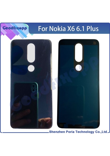 Nokia X6 6.1plus Pil Kapağı Arka Kapak Telefon Kılıfının Arka Kapısının Arka Kapağı (Yurt Dışından) fiyatları