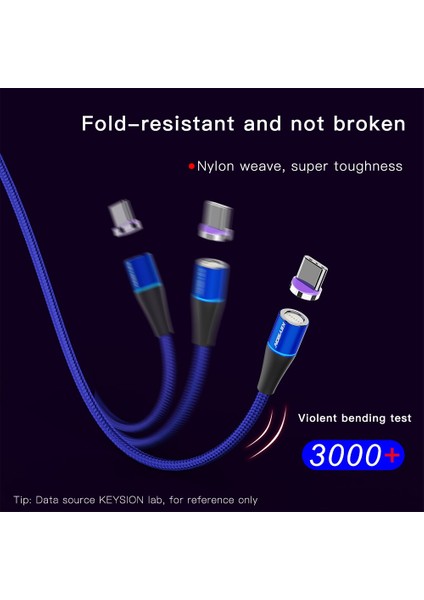 Keysıon 5A USB Tip-C Süper Hızlı Şarj Manyetik Kablo Için Huawei P30 Mate 20 Pro Onur 20 10I USB C Telefon Mıknatıslı Şarj Cihazı Tel (Yurt Dışından) fırsatları