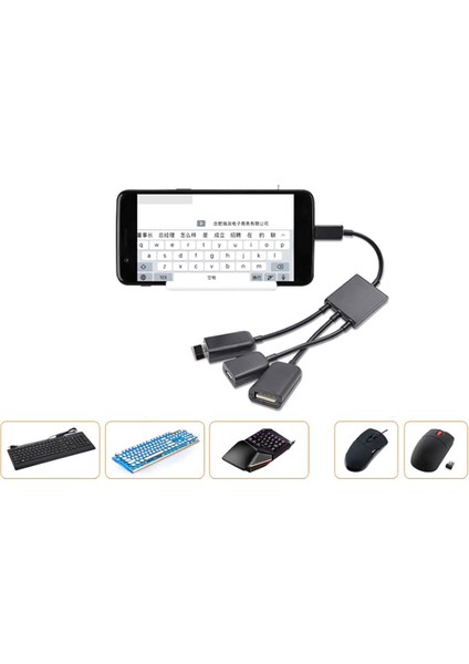 USB Hub Ayırıcı Için Çok Fonksiyonlu Otg Veri Kablosu 1 (Yurt Dışından) fiyatları