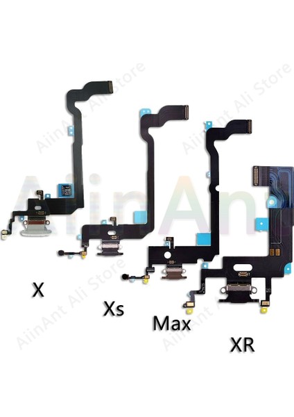 Aiinant Orijinal USB Girişli Şarj Cihazı Yuva Konnektörü Mikrofon Esnek Şarj Kablosu iPhone 7 8 Artı Xs Max x Xr Dock Şarj Esnek (Yurt Dışından)