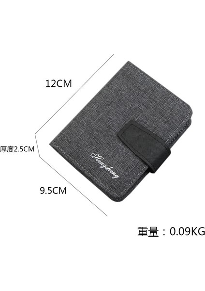 Erkek Cüzdan Kısa Çoklu Kart Yuvası Moda Rahat Cüzdan Çoklu Kart Yuvası Büyük Kapasiteli Yeni Üç Katlı Bozuk Para Cüzdanı (Yurt Dışından) indirimleri