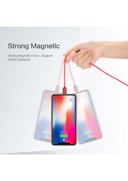 Floveme Manyetik Kablo Mikro USB C Tipi iPhone 13 Için Yıldırım Kablosu Xiaomi 12 3A Hızlı Şarj Kablosu C Tipi Şarj Kabloları (Yurt Dışından) fiyatları