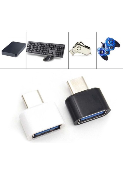 Usb-C Android Otg Adaptör Tip C Dönüştürücü Erkek - Dişi Adaptör (Yurt Dışından)