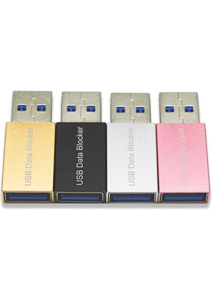 4pcs USB Veri Engelleyici Yalnızca Şarj Edilebilen USB Kriko Önleme Adaptörü (Yurt Dışından)