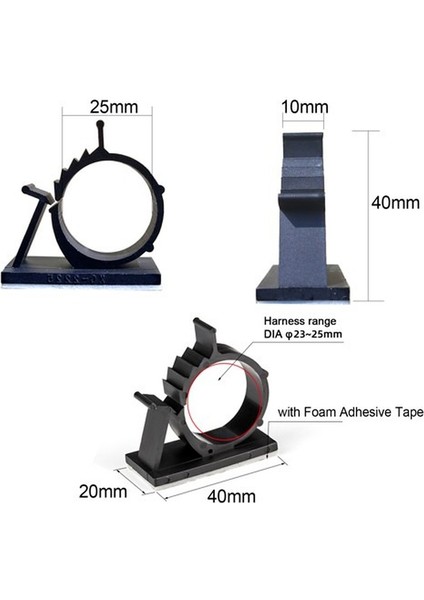 Adet 25 mm Kendinden Yapışkanlı Ayarlanabilir Kablo Klipsi Kablo Yönetim Kelepçeleri Kablo Düzenleyici Kablo Tutucu Dayanıklı Güçlü Kablo Tel Tutucu (Yurt Dışından) fırsatları