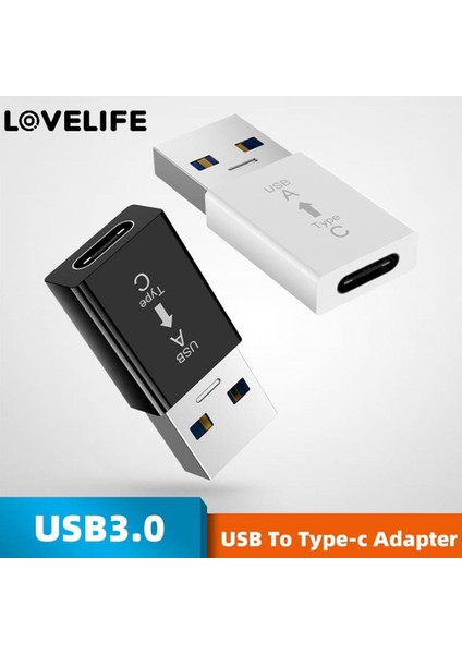 Tip C - USB 3.0 Otg Adaptör / Tip-C USB Veri Aktarım Dönüştürücü / IPhone Android Telefon Için (Yurt Dışından)