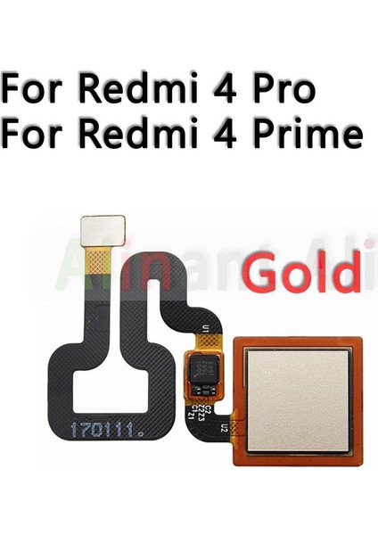 Orijinal Xiaomi Redmi Için Not 4 4x Pro Prime Plus Küresel Ana Sayfa Düğmesi Geri Dokunmatik Kımlık Parmak Tarayıcı Parmak Izi Sensörü Flex Kablo (Yurt Dışından)