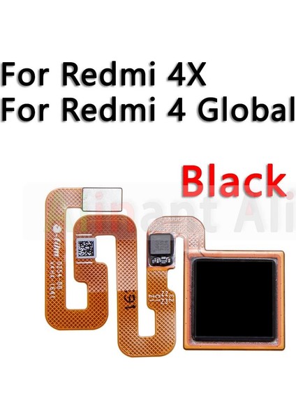 Orijinal Xiaomi Redmi Için Not 4 4x Pro Prime Plus Küresel Ana Sayfa Düğmesi Geri Dokunmatik Kımlık Parmak Tarayıcı Parmak Izi Sensörü Flex Kablo (Yurt Dışından)