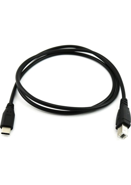2x Usb-C USB 3.1 Tip C Erkek - USB 2.0 B Tipi Erkek Veri Kablosu Kablosu Telefon Yazıcısı (Yurt Dışından)