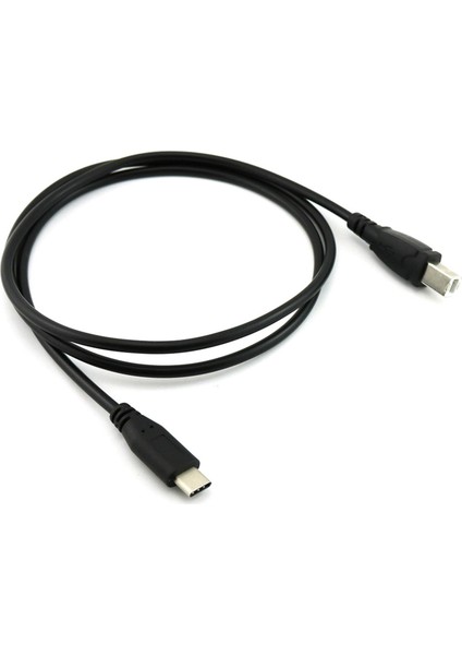 2x Usb-C USB 3.1 Tip C Erkek - USB 2.0 B Tipi Erkek Veri Kablosu Kablosu Telefon Yazıcısı (Yurt Dışından)
