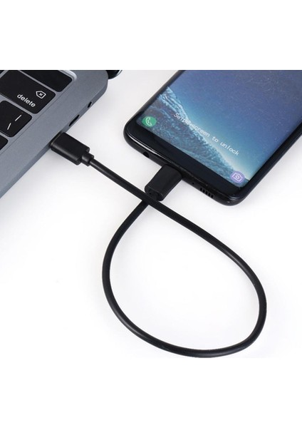 Tip C (Usb-C) Mikro USB Erkek Senkronizasyon Şarj Otg Şarj Kablosu Kablosu Adaptörü Telefon Huawei Samsung Usbc Tel (Yurt Dışından)