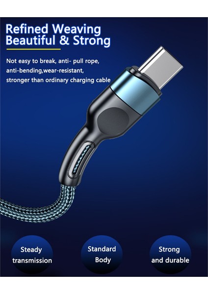 Kaymaz Veri Kablosu Tip-C Hızlı Şarj Kablosu Uzatma Şarj Veri Kablosu Android Ios Huawei Için Uyumlu (Yurt Dışından) indirimleri