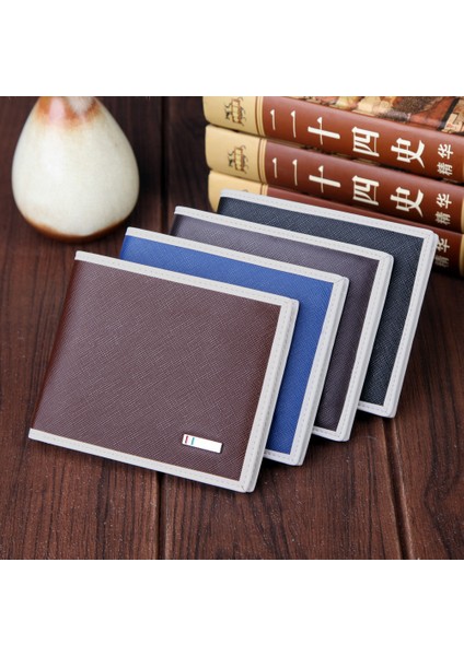 Erkek Kısa Cüzdan Kontrast Renkli Çok Fonksiyonlu Kart Sahibi Ehliyet Cüzdanı Erkek Dolar Klipsi Fabrika Koyabilirsiniz (Yurt Dışından) fiyatları