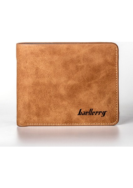 Göbeklady Erkekler Retro Buzlu Pu Cüzdan Iki Katlanır Erkek Çanta Kredi Kartı Tutucu Düz Renk Kısa Cüzdan (Yurt Dışından) fırsatları