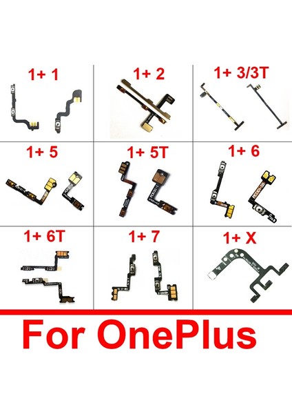Ses Gücü Flex Kablo Oneplus 1+ x 1 2 3 3t 5 5t 6 6t 7 Yan Güç Ses Düğmesi Açık Kapalı Yan Tuşlar Şerit Yedek Parçalar (Yurt Dışından)